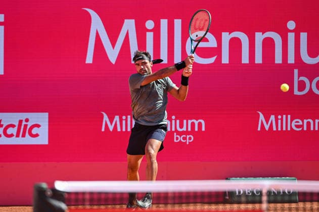 July 20, 2026, Lisbon, Lisbon, Portugal: FREDERICO FERREIRA SILVA in action during the Round of 32 at the Millennium Estoril Open ATP, Tennis Herren tennis tournament at Clube de Tenis do Estoril. Lisbon Portugal - ZUMAr238 0862202002st Copyright: xRicardoxRochax