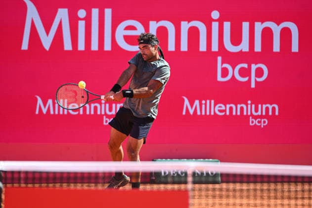 July 20, 2026, Lisbon, Lisbon, Portugal: FREDERICO FERREIRA SILVA in action during the Round of 32 at the Millennium Estoril Open ATP, Tennis Herren tennis tournament at Clube de Tenis do Estoril. Lisbon Portugal - ZUMAr238 0862202042st Copyright: xRicardoxRochax