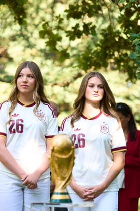 Spanish Royals Receive National Football Team Following World Cup Win Crown Princess Leonor, Princess Sofia receive National Football Team Following World Cup Win at Zarzuela Palace on July 20, 2026 in Madrid, Spain Photo by IMAGO MPG Madrid Zarzuela Palace Madrid Spain  Copyright: xMPGx