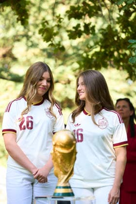 Spanish Royals Receive National Football Team Following World Cup Win Crown Princess Leonor, Princess Sofia receive National Football Team Following World Cup Win at Zarzuela Palace on July 20, 2026 in Madrid, Spain Photo by IMAGO MPG Madrid Zarzuela Palace Madrid Spain  Copyright: xMPGx