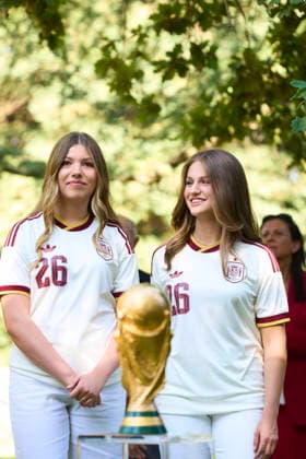 Spanish Royals Receive National Football Team Following World Cup Win Crown Princess Leonor, Princess Sofia receive National Football Team Following World Cup Win at Zarzuela Palace on July 20, 2026 in Madrid, Spain Photo by IMAGO MPG Madrid Zarzuela Palace Madrid Spain  Copyright: xMPGx