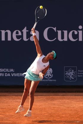TENNIS - International Tennis Tournament - 37th Palermo Ladies Open Photo by IPA ABACAPRESS.COM86848317 - Palermo, Italy, July 2026. Country Time Club, Palermo Ladies Open 2026, a women s professional tennis tournament on the WTA, Tennis Damen 125 circuit. Pictured: Yasmine Kabbaj vs. Deborah Chiesa Palermo Italy  Copyright: xIPAxSport ABACAx