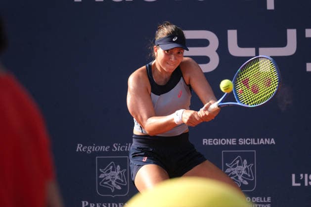 TENNIS - International Tennis Tournament - 37th Palermo Ladies Open Photo by IPA ABACAPRESS.COM86848060 - Palermo, Italy, July 2026. Country Time Club, Palermo Ladies Open 2026, a women s professional tennis tournament on the WTA, Tennis Damen 125 circuit. Pictured: Sofya Lansere vs. Lola Radivojevic Palermo Italy  Copyright: xIPAxSport ABACAx