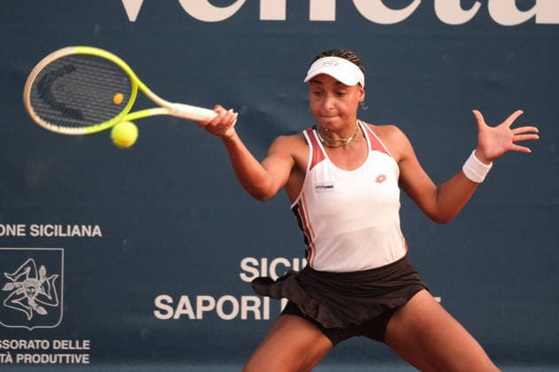 TENNIS - International Tennis Tournament - 37th Palermo Ladies Open Photo by IPA ABACAPRESS.COM86848283 - Palermo, Italy, July 2026. Country Time Club, Palermo Ladies Open 2026, a women s professional tennis tournament on the WTA, Tennis Damen 125 circuit. Pictured: Amarissa Toth vs. Jennifer Ruggeri Palermo Italy  Copyright: xIPAxSport ABACAx