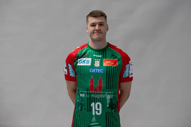20.07.2026, xtgx, Handball, Opel HBL, SC Magdeburg Media Day v.l. Elvar Orn Jonsson (Magdeburg, 19) Portrait, Portraet, Einzelbild Magdeburg *** July 20, 2026, xtgx, Handball, Opel HBL, SC Magdeburg Media Day, Elvar Orn Jonsson, Magdeburg, 19 Portrait, Portraet, Single Image, Magdeburg