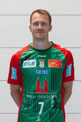 20.07.2026, xtgx, Handball, Opel HBL, SC Magdeburg Media Day v.l. Felix Claar (Magdeburg, 7) Portrait, Portraet, Einzelbild Magdeburg *** July 20, 2026, xtgx, Handball, Opel HBL, SC Magdeburg Media Day, left: Felix Claar, Magdeburg, 7 Portrait, Portrait, Single Image, Magdeburg
