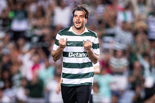 July 20, 2026, Faro, Faro, Portugal: Fotis Ioannidis of Sporting CP celebrates scoring his sides seventh goal of the match during the Pre-Season Friendly match between Sporting CP and RC Strasbourg Alsace at Estadio do Algarve in Faro on July 20, 2026 Faro Portugal - ZUMAg283 20260720_zsp_g283_099 Copyright: xJoaoxGregoriox