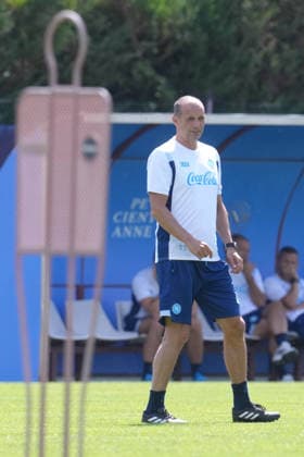DIMARO , ITALY: Massimiliano Allegri of SSC Napoli during the pre season training session in Dimaro, Italy. Copyright: xFOTOAGENZIAx