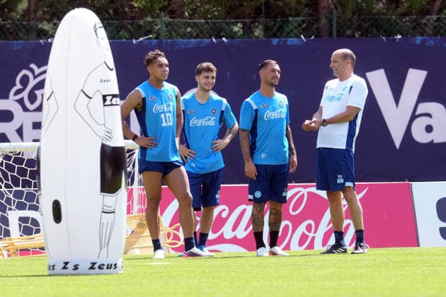 DIMARO , ITALY: Massimiliano Allegri of SSC Napoli during the pre season training session in Dimaro, Italy. Copyright: xFOTOAGENZIAx