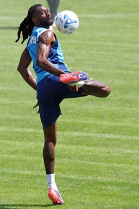 DIMARO , ITALY: Frank Anguissa of SSC Napoli during the pre season training session in Dimaro, Italy. Copyright: xFOTOAGENZIAx