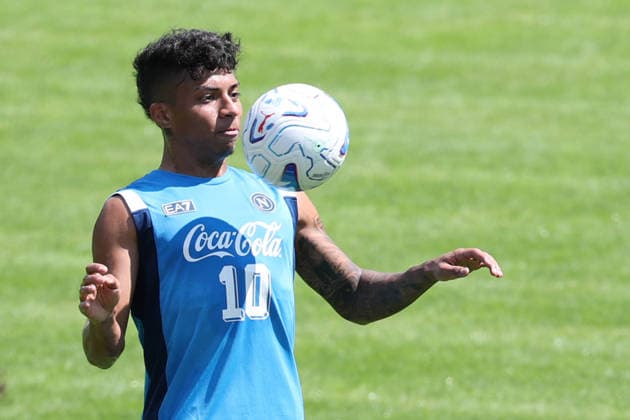 DIMARO , ITALY: ALISSON SANTOS of SSC Napoli during the pre season training session in Dimaro, Italy. Copyright: xFOTOAGENZIAx