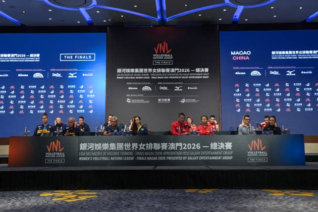Volleyball, Women’s, Nations League, press conference ahead of the final round in Macau