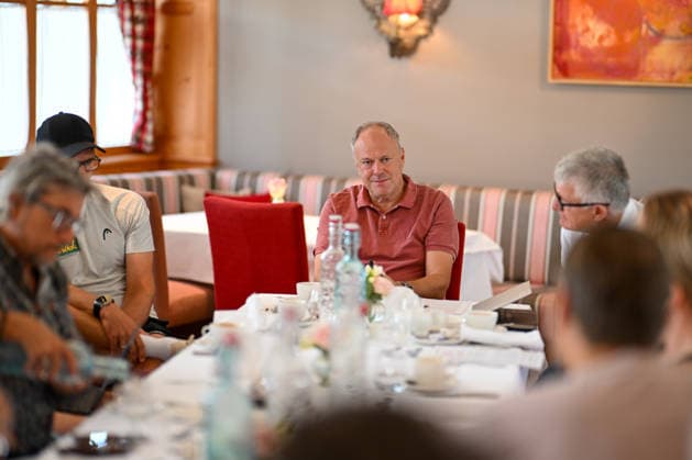Tennis, ATP tournament in Kitzbühel, press breakfast