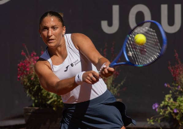 MSC Hamburg Ladies Open Tennis am Rothenbaum Hamburg 21.07.2026, Tennisstadion am Rothenbaum , Hamburg im Bild: Panna UDVARDY HUN Tennis und OnlyFans Star Â *** MSC Hamburg Ladies Open Tennis at Rothenbaum, Hamburg, July 21, 2026, Rothenbaum Tennis Stadium, Hamburg. Pictured: Panna UDVARDY HUN, tennis player and OnlyFans star Â 