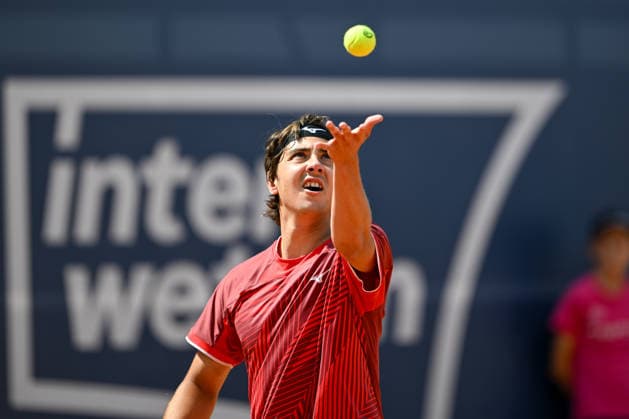 TENNIS - ATP, Tennis Herren Generali Open 2026 KITZBUEHEL,AUSTRIA,21.JUL.26 - TENNIS - ATP World Tour, Generali Open. Image shows Aleksandar Shevchenko (KAZ).  GEPAxpictures xDanielxSchoenherr