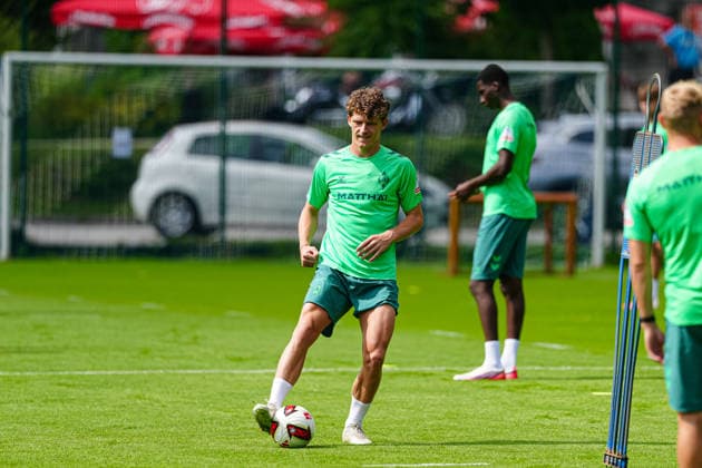 Jens Stage (SV Werder Bremen, 06) AUT, Training SV Werder Bremen, Fussball, 1. Bundesliga, Saison 2026 2027, 21.07.2026 AUT, Training SV Werder Bremen, Fussball, 1. Bundesliga, Saison 2026 2027, 21.07.2026 Zell am Ziller *** Jens Stage, SV Werder Bremen, August 6, Training, SV Werder Bremen, Soccer, Bundesliga 1, 2026–2027 Season, July 21, 2026, Austria, SV Werder Bremen training, soccer, Bundesliga 1, 2026–2027 season, July 21, 2026, Zell am Ziller Copyright: xEibner-Pressefoto MarcelxvonxFehrnx EP_MFN