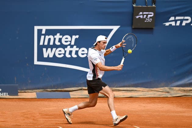 TENNIS - ATP, Tennis Herren Generali Open 2026 KITZBUEHEL,AUSTRIA,21.JUL.26 - TENNIS - ATP World Tour, Generali Open. Image shows Joel Schwaerzler (AUT).  GEPAxpictures xDanielxSchoenherr