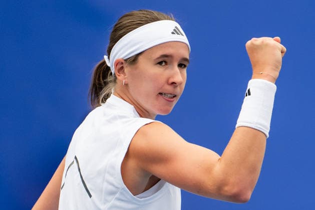 Nikola Bartunkova of Czech Republic in action during the women s WTA, Tennis Damen 250 Livesport Prague Open 2026 tennis tournament match against Yuan Yue of China in Prague, Czech Republic, on July 21 2026. (CTKxPhoto OndrejxDeml) CTKPhotoP2026072103517  CTKPhotoP2026072103517