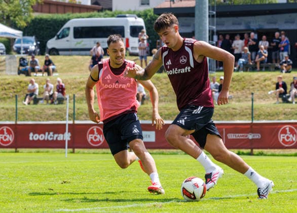 21.07.2026 - Fussball - 2. Fussball-Bundesliga - Saison 2026 2027 - 1. FC Nürnberg FCN Club - Trainingslager Sommer Sommertrainingslager Gais - Bruneck - Südtirol - Zink DaMa - xdaxmax - Julian Justvan (10, 1. FC Nürnberg FCN ) Javier Fernandez (8, 1. FC Nürnberg FCN ) *** July 21, 2026 Soccer 2 Soccer Bundesliga 2026–2027 Season 1 FC Nuremberg (FCN) Club Summer Training Camp Summer Training Camp in Gais, Brunico, South Tyrol Zink DaMa xdaxmax Julian Justvan 10, 1 FC Nuremberg (FCN) Javier Fernandez 8, 1 FC Nuremberg (FCN)