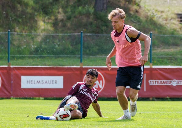 21.07.2026 - Fussball - 2. Fussball-Bundesliga - Saison 2026 2027 - 1. FC Nürnberg FCN Club - Trainingslager Sommer Sommertrainingslager Gais - Bruneck - Südtirol - Zink DaMa - xdaxmax - Can Yahya Moustfa (28, 1. FC Nürnberg FCN ) Tim Janisch (32, 1. FC Nürnberg FCN ) *** July 21, 2026 Soccer 2 Bundesliga 2026–2027 Season 1 FC Nuremberg (FCN) Club Summer Training Camp Summer Training Camp in Gais, Brunico, South Tyrol Zink DaMa xdaxmax Can Yahya Moustfa 28, 1 FC Nuremberg (FCN) Tim Janisch 32, 1 FC Nuremberg (FCN)