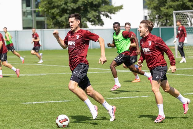 Football, Bundesliga 1, FC Augsburg, Training