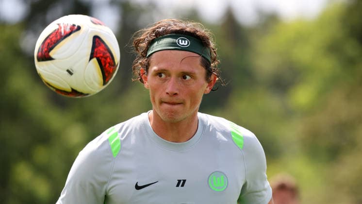 VfL Trainingslager, Weimarer Land Blankenhain, 21.07.2026, Fußball, Herren, Saison 2026 2027, 2. BL, VfL Wolfsburg, Sommer-Trainingslager: Tag 3., Fabian Reese (VfL Wolfsburg) Weimarer Land, Thüringen Deutschland *** VfL Training Camp, Weimarer Land Blankenhain, July 21, 2026, Soccer, Men s, 2026–2027 Season, 2nd Bundesliga, VfL Wolfsburg, Summer Training Camp Day 3, Fabian Reese, VfL Wolfsburg, Weimarer Land, Thuringia, Germany