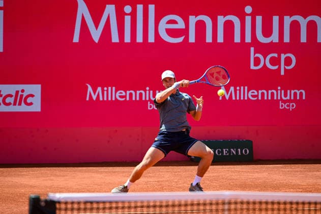 July 21, 2026, Lisbon, Lisbon, Portugal: VILIUS GAUBAS in action during the Round of 32 at the Millennium Estoril Open ATP, Tennis Herren tennis tournament at Clube de Tenis do Estoril. Lisbon Portugal - ZUMAr238 0862285742st Copyright: xRicardoxRochax