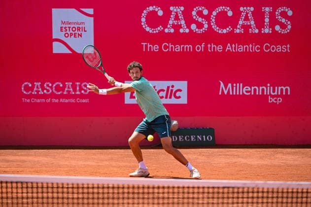 July 21, 2026, Lisbon, Lisbon, Portugal: PABLO CARRENO BUSTA in action during the Round of 32 at the Millennium Estoril Open ATP, Tennis Herren tennis tournament at Clube de Tenis do Estoril. Lisbon Portugal - ZUMAr238 0862285749st Copyright: xRicardoxRochax