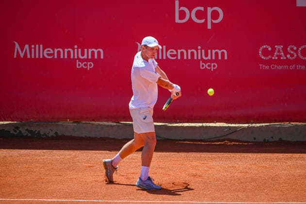 July 21, 2026, Lisbon, Lisbon, Portugal: GONZALO BUENO in action during the Round of 32 at the Millennium Estoril Open ATP, Tennis Herren tennis tournament at Clube de Tenis do Estoril. Lisbon Portugal - ZUMAr238 0862288667st Copyright: xRicardoxRochax