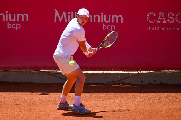 July 21, 2026, Lisbon, Lisbon, Portugal: GONZALO BUENO in action during the Round of 32 at the Millennium Estoril Open ATP, Tennis Herren tennis tournament at Clube de Tenis do Estoril. Lisbon Portugal - ZUMAr238 0862288689st Copyright: xRicardoxRochax
