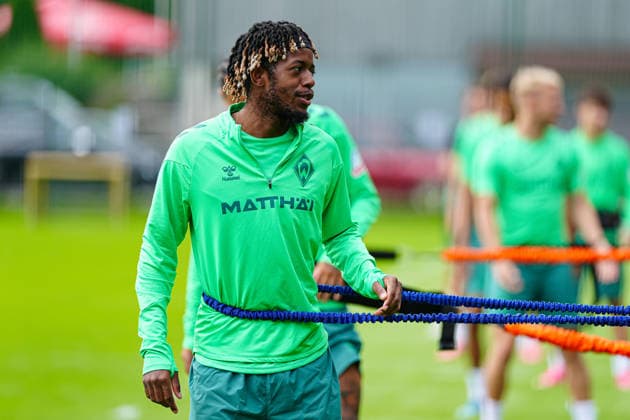 Samuel Mbangula (SV Werder Bremen, 07) AUT, Training SV Werder Bremen, Fussball, 1. Bundesliga, Saison 2026 2027, 21.07.2026 AUT, Training SV Werder Bremen, Fussball, 1. Bundesliga, Saison 2026 2027, 21.07.2026 Zell am Ziller *** Samuel Mbangula, SV Werder Bremen, July 7, 2026, SV Werder Bremen practice, soccer, Bundesliga 1, 2026–2027 season, July 21, 2026, Austria, SV Werder Bremen training, soccer, Bundesliga 1, 2026–2027 season, July 21, 2026, Zell am Ziller Copyright: xEibner-Pressefoto MarcelxvonxFehrnx EP_MFN