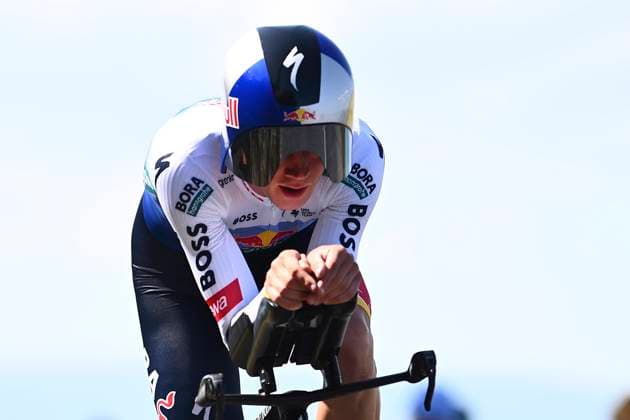 Tour de France 2026 Stage 16 THONON-LES-BAINS, FRANCE - JULY 21 : Van Gils Maxim (BEL) of Red Bull - BORA - Hansgrohe during stage 16 of the 113rd edition of Tour de France an UCI World Tour 2.UWT Individual Time Trial stage for Men Elite of 26 km with start in Evian-les-Bains and finish in Thonon-les-Bains on July 21, 2026 in Thonon-les-Bains, France, 21 07 2026 Thonon-les-Bains France  Copyright: xGvgx