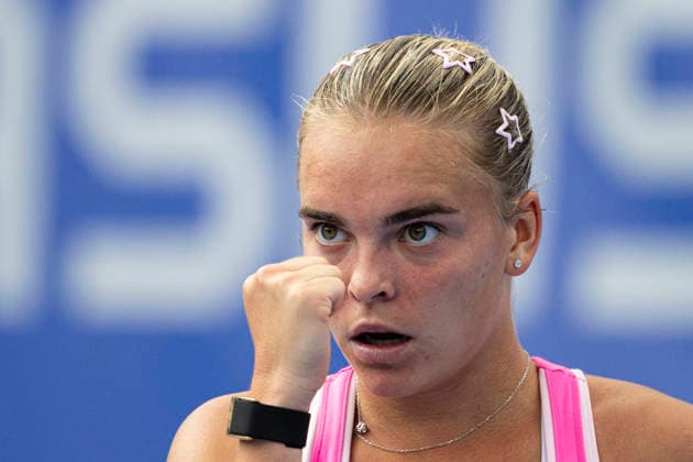 The Livesport Prague Open women s tennis tournament, in Prague, Czech Republic, on July 21, 2026. Sara Bejlek from Czech Republic, pictured, faces Anna Blinkova from Russia. (CTKxPhoto MichalxKamaryt) CTKPhotoP2026072105280  CTKPhotoP2026072105280