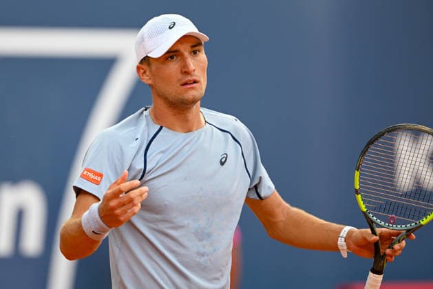 TENNIS - ATP, Tennis Herren Generali Open 2026 KITZBUEHEL,AUSTRIA,21.JUL.26 - TENNIS - ATP World Tour, Generali Open. Image shows the disappointment of Raphael Collignon (BEL).  GEPAxpictures xDanielxSchoenherr