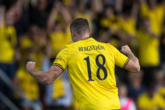 260721 Jacob Bergström of Mjällby celebrates after 3-0 during the UEFA Champions League qualifying match between Mjällby and Lincoln Red Imps on July 21, 2026 in Hällevik. Photo: Christoffer Borg Mattisson BILDBYRAN COP 261 CB0541 fotboll football soccer fotball uefa champions league champions league mjällby lincoln red imps bbeng jubel celebrates *** July 21, 2026: Jacob Bergström of Mjällby celebrates after scoring the 3-0 goal during the UEFA Champions League qualifying match between Mjällby and Lincoln Red Imps on July 21, 2026 in Hällevik. Photo by Christoffer Borg Mattisson, BILDBYRAN COP 261 CB0541 soccer football fotball UEFA Champions League Champions League Mjällby Lincoln Red Imps bbeng celebration  Copyright: CHRISTOFFERxBORGxMATTISSON BB260721CB061
