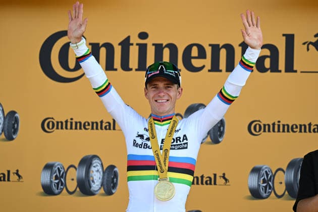 21-07-2026 Tour De France; Tappa 16 Evian Les Bains - Thonon Les Bains; 2026, Red Bull - Bora Hansgrohe; Evenepoel, Remco; Thonon Les Bains; 