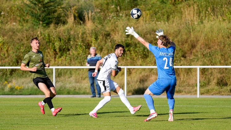 Football, friendly match, ASV Eppelheim v SV Sandhausen