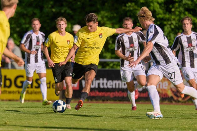 Football, friendly match, VfR Aalen v SG Sonnenhof Großaspach