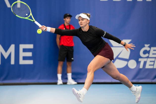 The Livesport Prague Open women s tennis tournament, in Prague, Czech Republic, on July 21, 2026. Barbora Krejcikova from Czech Republic, pictured, faces Linda Fruhvirtova from Czech Republic. (CTKxPhoto MichalxKamaryt) CTKPhotoP2026072106424  CTKPhotoP2026072106424