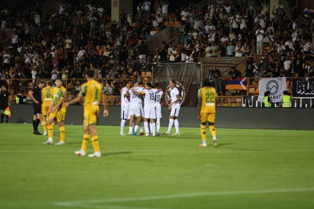 RECORD DATE NOT STATED UEFA Champions League: FC Ararat-Armenia v Shamrock Rovers FC The UEFA Champions League match between FC Ararat-Armenia and Shamrock Rovers FC at Vazgen Sargsyan Republican Stadium in Yerevan, Armenia on July 21, 2026