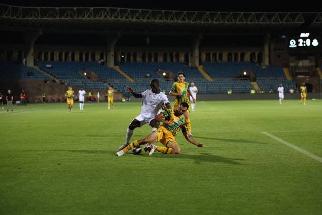 RECORD DATE NOT STATED UEFA Champions League: FC Ararat-Armenia v Shamrock Rovers FC Zidane Banjaqui during the UEFA Champions League match between FC Ararat-Armenia and Shamrock Rovers FC at Vazgen Sargsyan Republican Stadium in Yerevan, Armenia on July 21, 2026