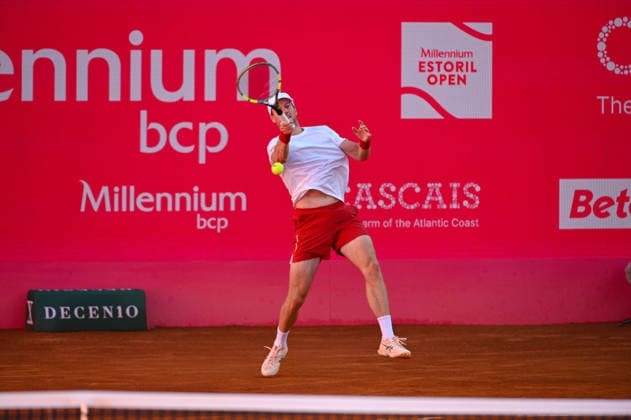 July 21, 2026, Lisbon, Lisbon, Portugal: BOTIC VAN DE ZANDSCHULP in action during the Round of 32 at the Millennium Estoril Open ATP, Tennis Herren tennis tournament at Clube de Tenis do Estoril. Lisbon Portugal - ZUMAr238 20260721_zip_r238_093 Copyright: xRicardoxRochax