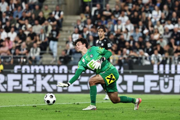 SOCCER - UEFA CL, Sturm vs Hearts GRAZ,AUSTRIA,21.JUL.26 - SOCCER - UEFA Champions League, qualification, SK Sturm Graz vs Heart of Midlothian FC. Image shows Daniil Khudiakov (Sturm).  GEPAxpictures xChrisxBauer
