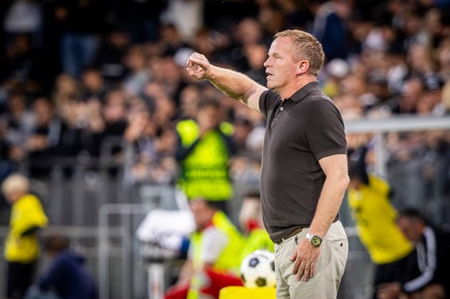 STURM GRAZ - HEARTS Head coach of Hearts Wouter Vrancken during the first leg of second qualifying round of UEFA Champions League football match between Sturm Graz and Heart of Midlothian FC at the Merkur Arena (Stadion Graz Liebenau). Graz, Austria, July 21, 2026. Photo by Branislav Racko Copyright: xx 080A1549