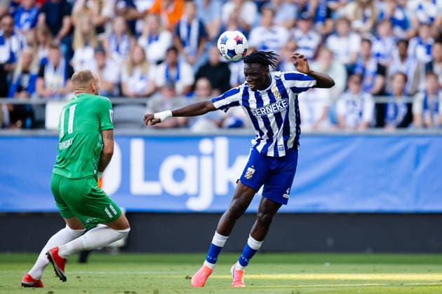 260721 Rockson Yeboah of IFK Göteborg during the UEFA Conference League qualification match between IFK Göteborg and Tallinna FCI Levadia on July 21, 2026 in Göteborg. Photo: Michael Erichsen BILDBYRAN COP 89 MI1000 bbeng conference league football fotball fotboll ifk göteborg kval qualification qualifying round soccer tallinna fci levadia uefa conference league *** July 21, 2026: Rockson Yeboah of IFK Göteborg during the UEFA Conference League qualifying match between IFK Göteborg and Tallinna FCI Levadia on July 21, 2026 in Gothenburg. Photo by Michael Erichsen. BILDBYRAN COP 89 MI1000 bbeng conference league football soccer IFK Göteborg qualifiers qualification qualifying round Tallinna FCI Levadia UEFA Conference League  Copyright: MICHAELxERICHSEN BB260721MI067