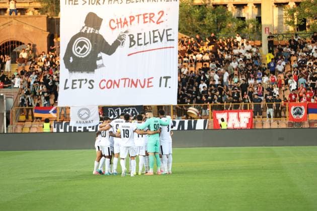 RECORD DATE NOT STATED UEFA Champions League: FC Ararat-Armenia v Shamrock Rovers FC The UEFA Champions League match between FC Ararat-Armenia and Shamrock Rovers FC at Vazgen Sargsyan Republican Stadium in Yerevan, Armenia on July 21, 2026