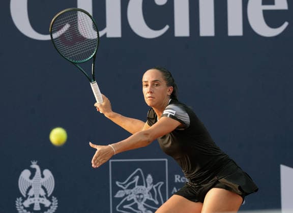 37th WTA, Tennis Damen Palermo Ladies Open 2026 Noemi Basiletti of Italy plays during the 37th Palermo Ladies Open WTA 125 in Palermo, Italy, on July 21, 2026. Palermo Italy  Copyright: xGabrielexMaricchiolox originalFilename:maricchiolo-37thwtap260721_nptyu.jpg