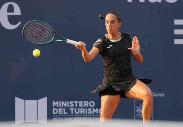 37th WTA, Tennis Damen Palermo Ladies Open 2026 Noemi Basiletti of Italy plays during the 37th Palermo Ladies Open WTA 125 in Palermo, Italy, on July 21, 2026. Palermo Italy  Copyright: xGabrielexMaricchiolox originalFilename:maricchiolo-37thwtap260721_npFu2.jpg