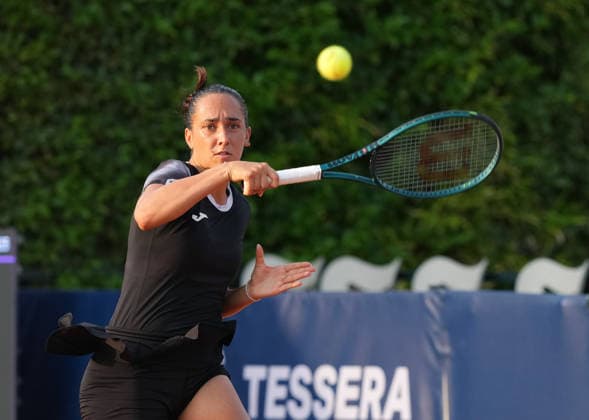 37th WTA, Tennis Damen Palermo Ladies Open 2026 Noemi Basiletti of Italy plays during the 37th Palermo Ladies Open WTA 125 in Palermo, Italy, on July 21, 2026. Palermo Italy  Copyright: xGabrielexMaricchiolox originalFilename:maricchiolo-37thwtap260721_npg0Z.jpg