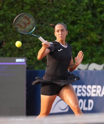 37th WTA, Tennis Damen Palermo Ladies Open 2026 Noemi Basiletti of Italy plays during the 37th Palermo Ladies Open WTA 125 in Palermo, Italy, on July 21, 2026. Palermo Italy  Copyright: xGabrielexMaricchiolox originalFilename:maricchiolo-37thwtap260721_npijy.jpg